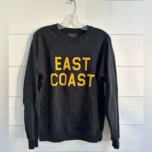 Retrobrand Los Angeles East Coast Black Crewneck Unisex XS